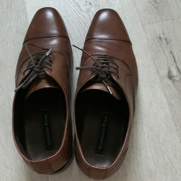 Gordon Rush Dillon leather Oxfords size 10.5 tan brown - Picture 3 of 14